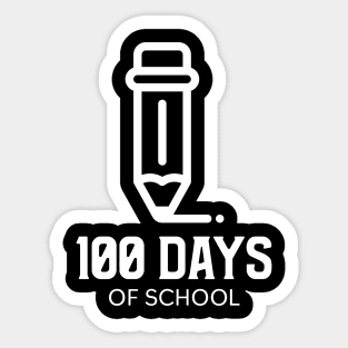 100 days of school Sticker